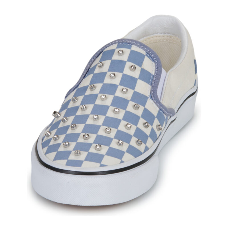 Vans Classic Slip-On RHINESTONE Glacial Slate Blu Slip on Donna - 3