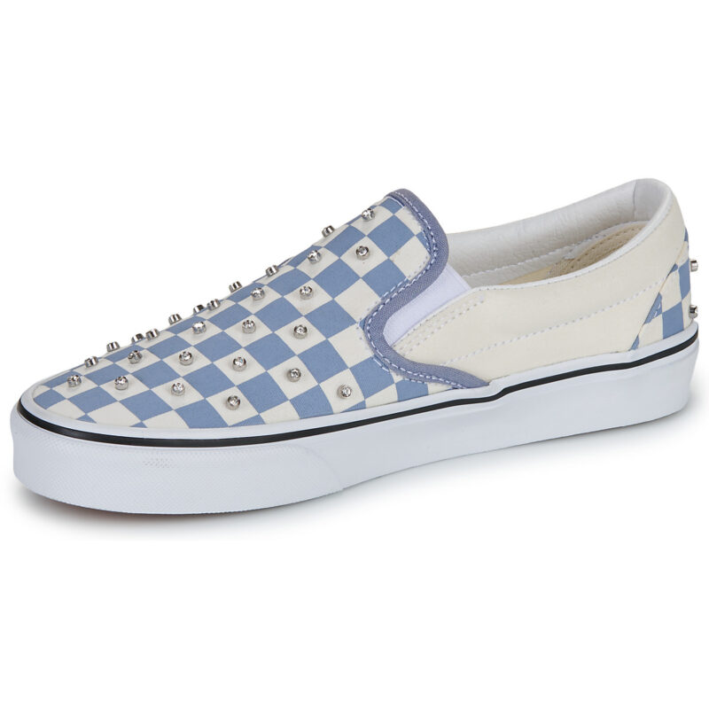 Vans Classic Slip-On RHINESTONE Glacial Slate Blu Slip on Donna - 4