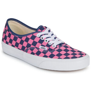 Vans  Authentic 1VZ -  CHECKERBOARD Deep Indigo/Pink Fizz  Marine -  Sneakers basse Donna