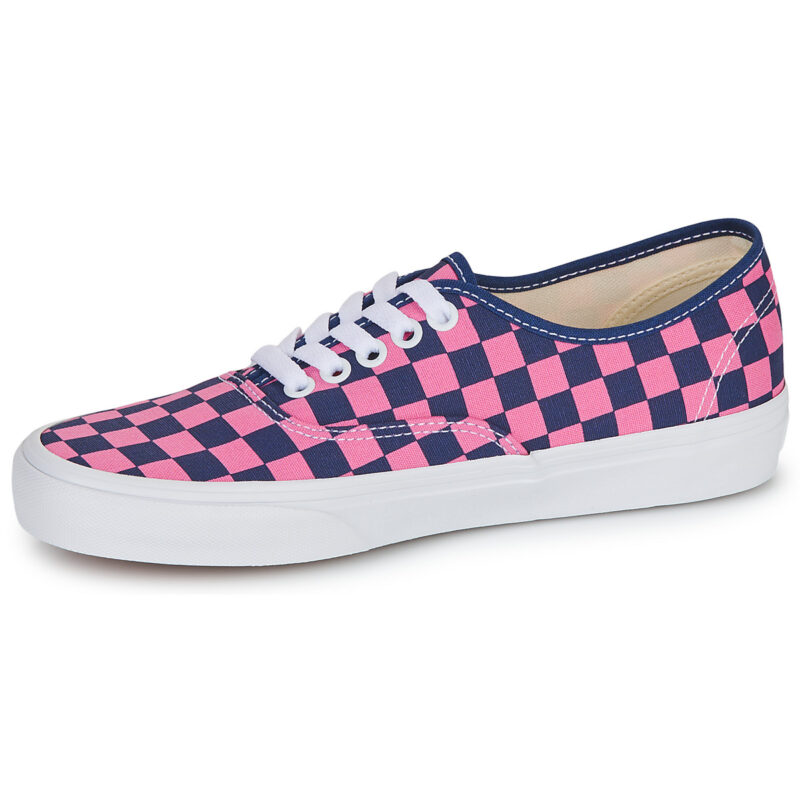 Vans Authentic 1VZ - CHECKERBOARD Deep Indigo/Pink Fizz Marine Sneakers basse Donna - 4