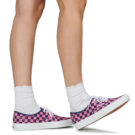Vans Authentic 1VZ - CHECKERBOARD Deep Indigo/Pink Fizz Marine Sneakers basse Donna - 8