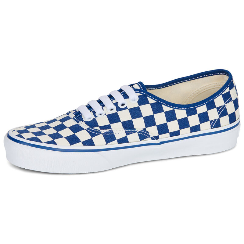 Vans Authentic AMQ - PRIMARY CHECK TRUE BLUE/WHITE Blue Low Sneakers Women - 4