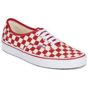 Vans  Authentic R30 -  PRIMARY CHECK RACING RED/WHITE  Rosso -  Sneakers basse Donna