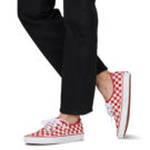 Vans Authentic R30 - PRIMARY CHECK RACING RED/WHITE Red Low-top Sneakers Women - 8
