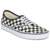 Vans  Authentic Y28 -  PRIMARY CHECK BLACK/WHITE  Nero -  Sneakers basse Donna
