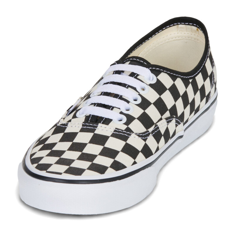 Vans Authentic Y28 - PRIMARY CHECK BLACK/WHITE Black Low sneakers Women - 3