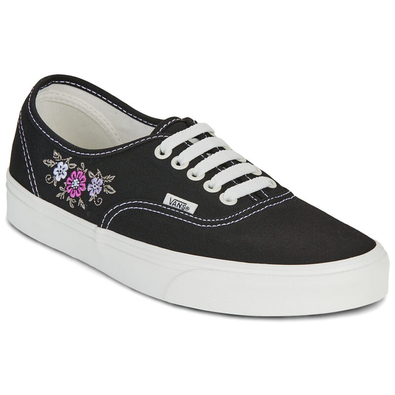 Vans Authentic F2B - BLACK FLORAL Black Low Sneakers Women - 1