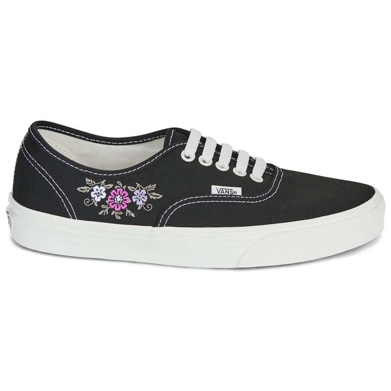 Vans Authentic F2B - BLACK FLORAL Black Low Sneakers Women - 2