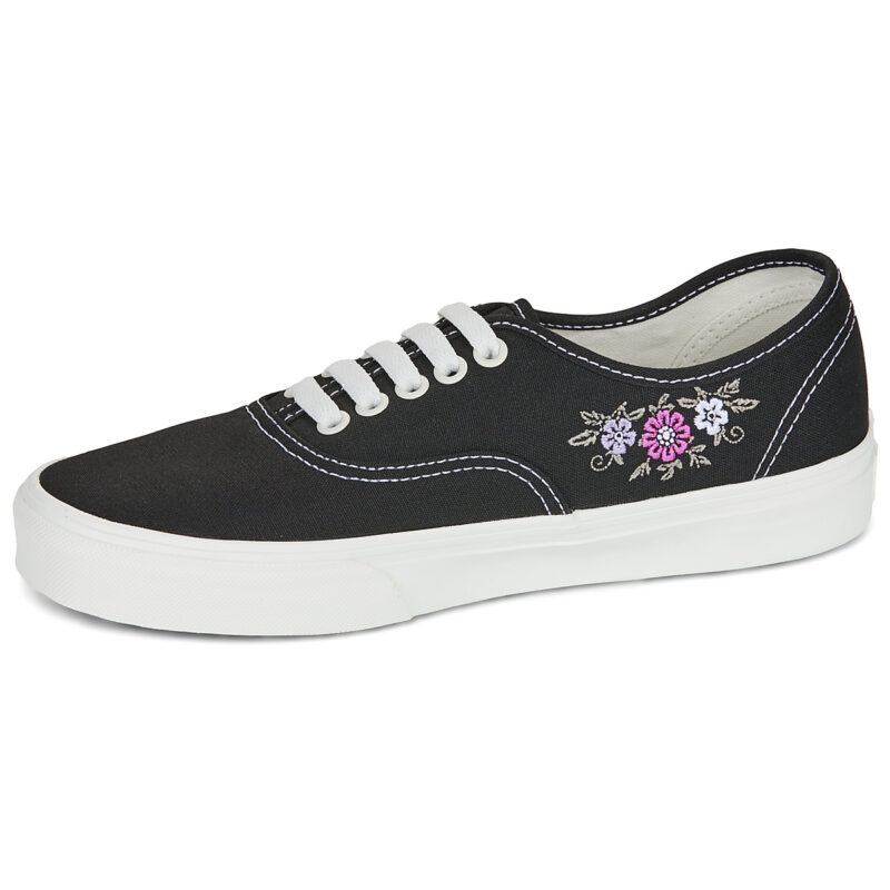 Vans Authentic F2B - BLACK FLORAL Black Low Sneakers Women - 4