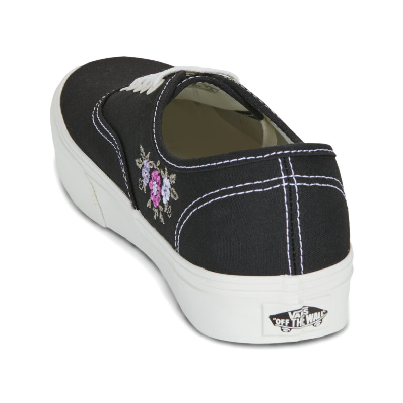 Vans Authentic F2B - BLACK FLORAL Black Low Sneakers Women - 5