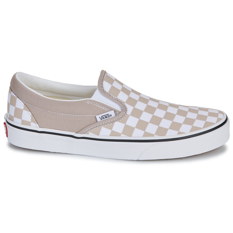 Vans Classic Slip-On COLOR THEORY CHECKERBOARD MUSHROOM Beige Slip on Donna - 2