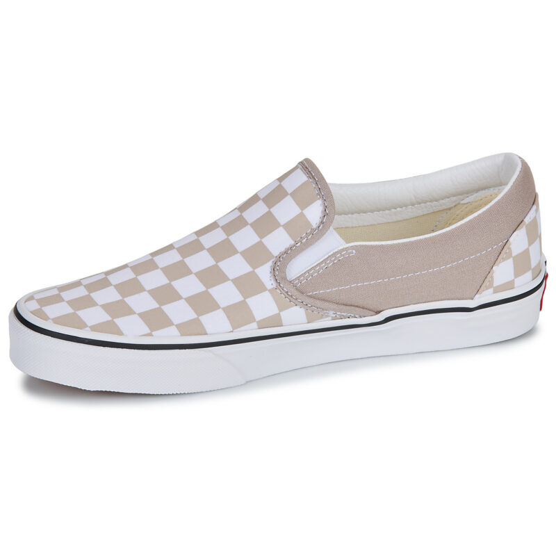 Vans Classic Slip-On COLOR THEORY CHECKERBOARD MUSHROOM Beige Slip on Donna - 4