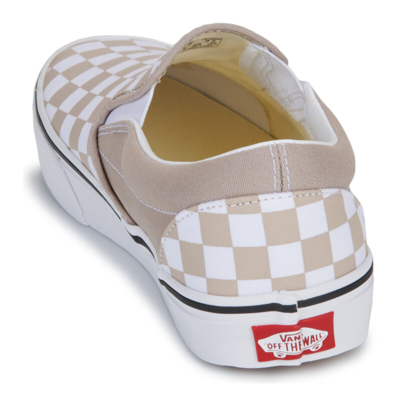 Vans Classic Slip-On COLOR THEORY CHECKERBOARD MUSHROOM Beige Slip on Donna - 5