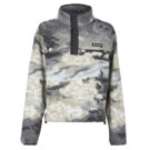 Columbia HELVETIA II PRINTED CROPPED HALF SNAP FLEECE Grau Sweatshirts Damen - 1