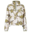 Felpa Columbia HELVETIA II PRINTED CROPPED HALF SNAP FLEECE Rosa Felpe Donna - 1