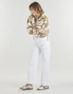 Felpa Columbia HELVETIA II PRINTED CROPPED HALF SNAP FLEECE Rosa Felpe Donna - 3