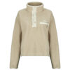 Sweat &agrave; capuche Columbia HELVETIA II CROPPED HALF SNAP FLEECE Beige Sweats &agrave; capuche Femme