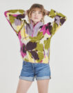 Sweatshirt Columbia SEQUOIA GROVE PRINTED HALF ZIP Gr&uuml;n Damen-Sweatshirts - 2