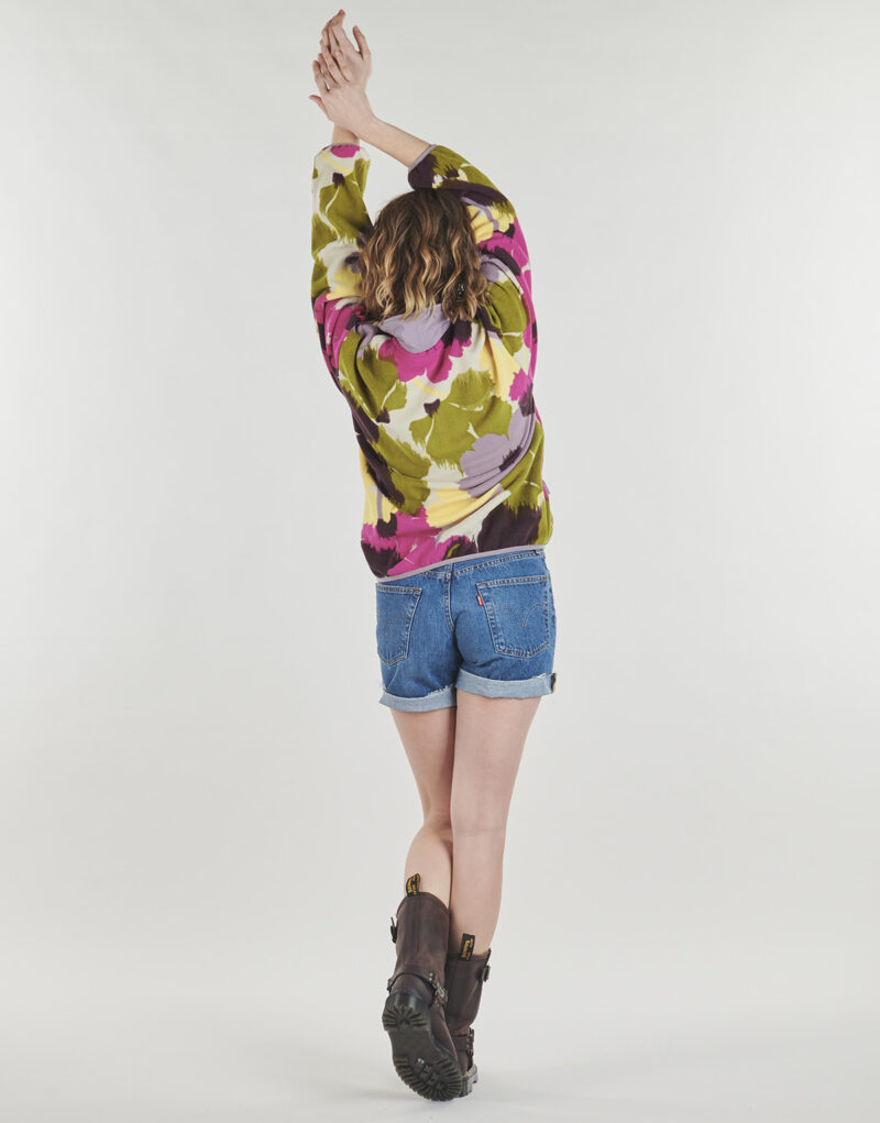 Sweatshirt Columbia SEQUOIA GROVE PRINTED HALF ZIP Gr&uuml;n Damen-Sweatshirts - 4