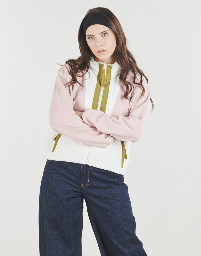 Columbia BACKBOWL II Fleece-Sweatshirt mit durchgehendem Rei&szlig;verschluss, pink, Damengr&ouml;&szlig;e 2