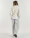 Columbia HELVETIA II bedrucktes, kurzes Fleece-Sweatshirt mit halben Druckkn&ouml;pfen, Beige, Damen-Sweatshirt - 4