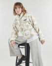 Columbia HELVETIA II bedrucktes, kurzes Fleece-Sweatshirt mit halben Druckkn&ouml;pfen, Beige, Damen-Sweatshirt - 5