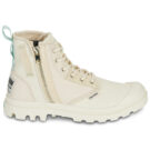 Palladium PAMPA DETROIT ZIP Beige High-top Sneakers Women - 2