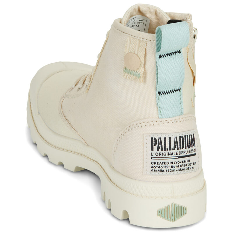Palladium PAMPA DETROIT ZIP Beige High-top Sneakers Women - 5