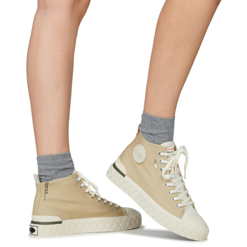 Palladium PALLA ACE CHUKKA ORG Beige High-Top-Sneaker f&uuml;r Damen - 8