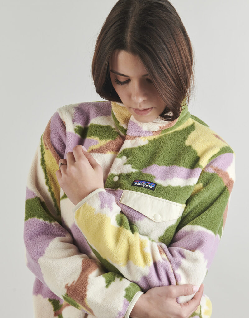Felpa Patagonia W'S LW SYNCH SNAP-T P/O Multicolore Felpe Donna - 5