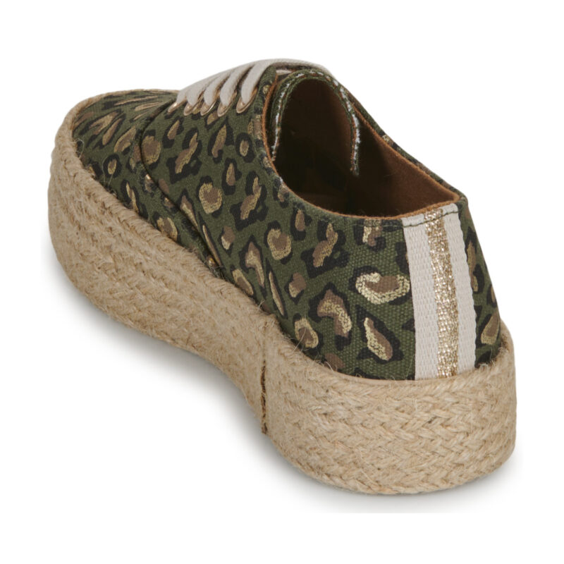 Les Tropeziennes par M.Belarbi COSMIC PRINT Kaki Baskets basses Femme - 5