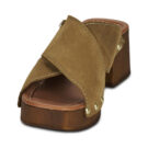 Les Tropeziennes par M.Belarbi PIPA Kaki Women's Clogs - 3