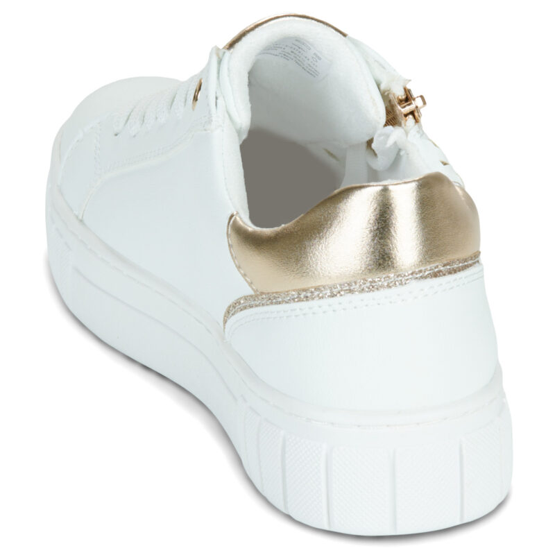 Marco Tozzi 2-23701-42-197 Wei&szlig;e Damen-Sneaker, niedrig geschnitten - Gr&ouml;&szlig;e 5