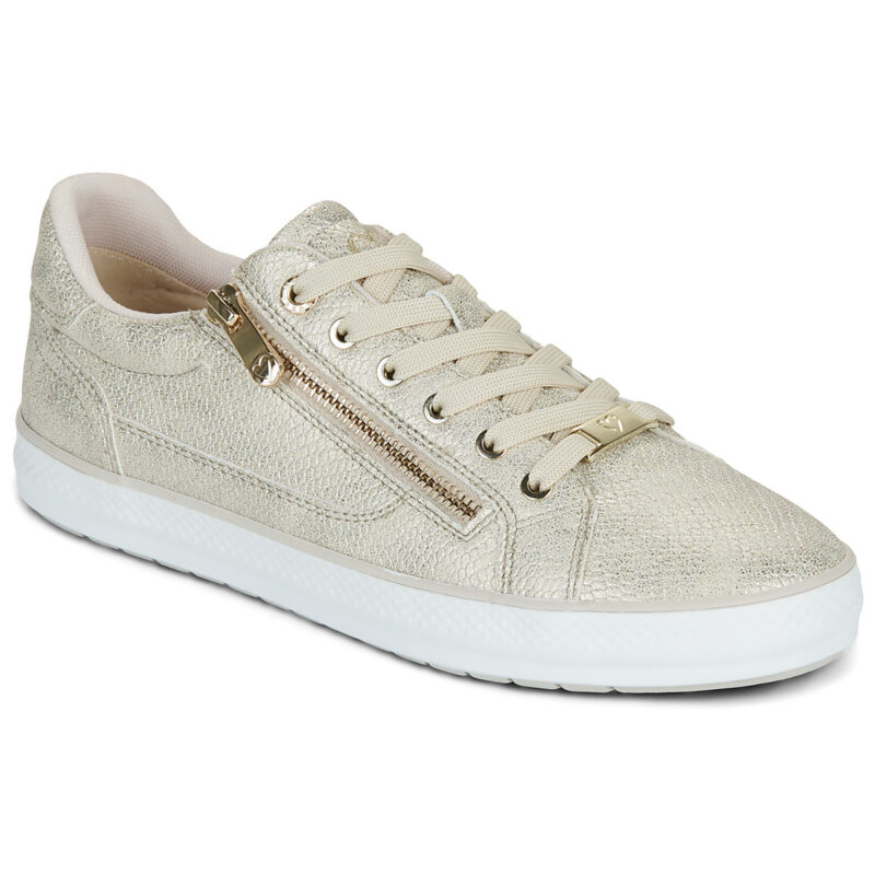 Marco Tozzi 2-23757-46-961 Goldene Damen-Sneaker, niedrig geschnitten - Gr&ouml;&szlig;e 1