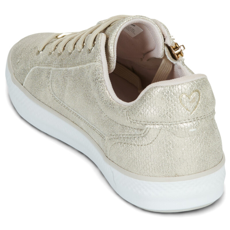 Marco Tozzi 2-23757-46-961 Goldene Damen-Sneaker, niedrig geschnitten - Gr&ouml;&szlig;e 5