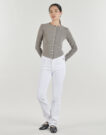 Jeans Le Temps des Cerises PULP HIGH REGULAR Bianco Jeans Donna - 2