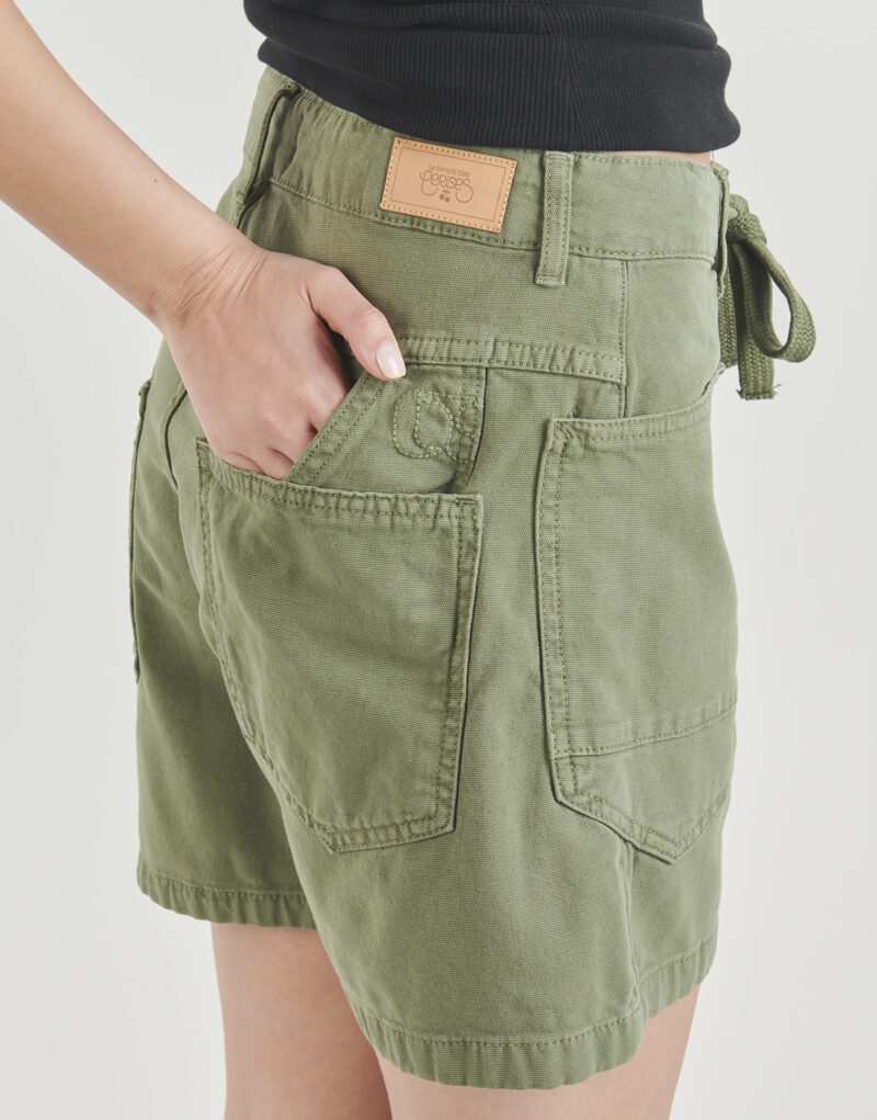 Shorts Le Temps des Cerises MADO Khaki Shorts Damen - 5