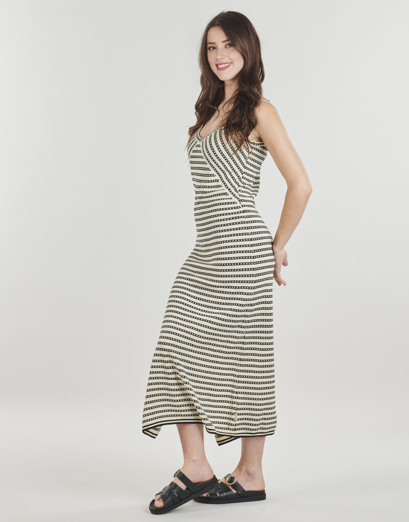 Kleiden Le Temps des Cerises YVA Beige Lange Kleider f&uuml;r Damen - 3