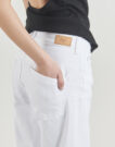Jeans Flare Le Temps des Cerises PULP Wide Leg 7/8 Bianco Jeans Flare Donna - 5