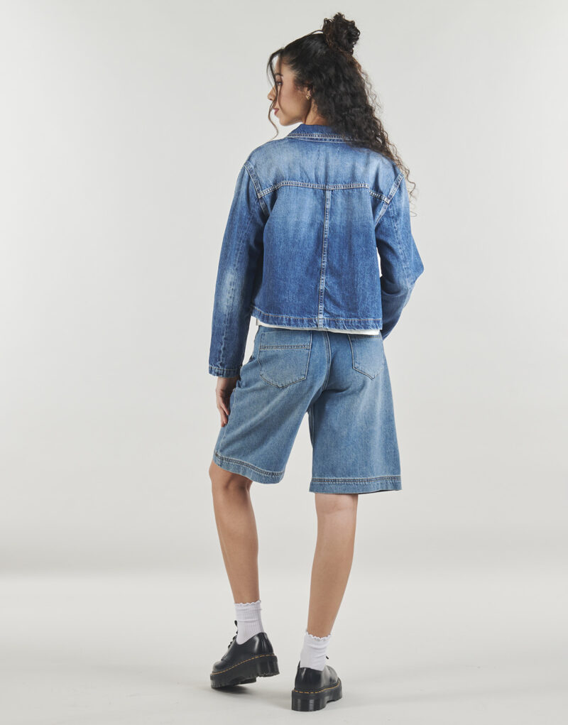 Jeansjacke Le Temps des Cerises AKSEL Blau Jeansjacken Damen - 4