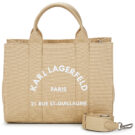 Donna Karl Lagerfeld K/RSG SQUARE MEDIUM TOTE Beige Borsetta Donna - 1