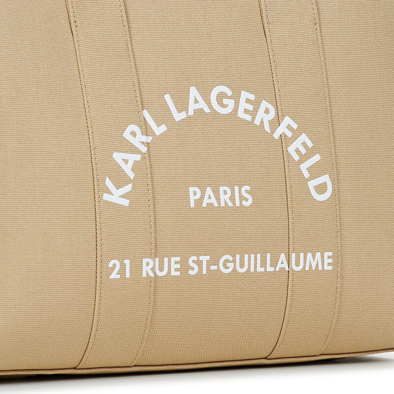 Donna Karl Lagerfeld K/RSG SQUARE MEDIUM TOTE Beige Borsetta Donna - 4