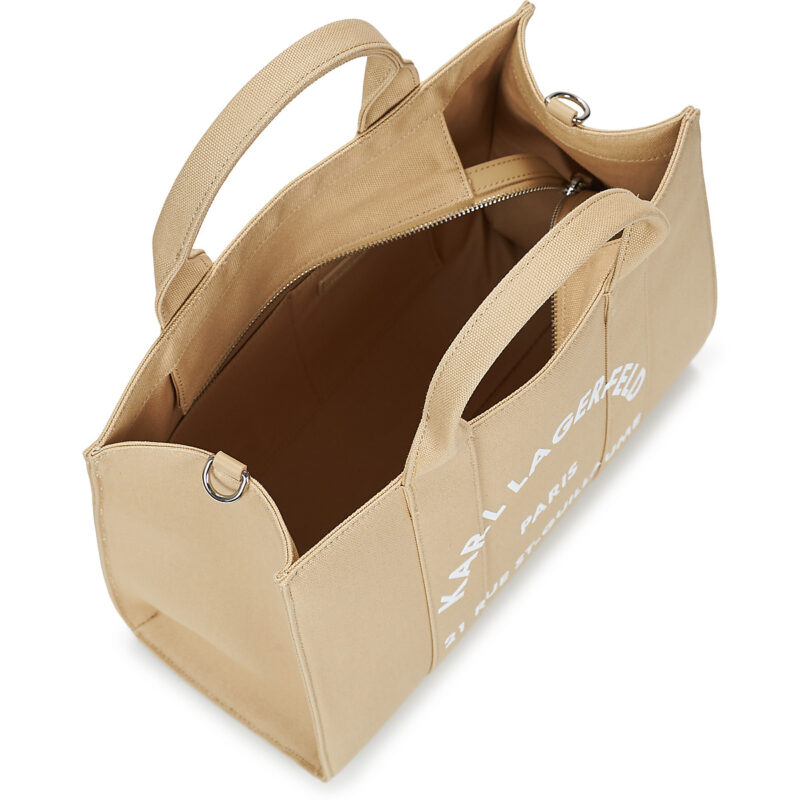 Donna Karl Lagerfeld K/RSG SQUARE MEDIUM TOTE Beige Borsetta Donna - 5