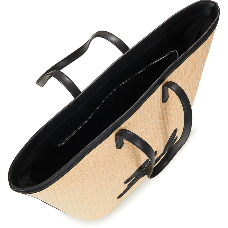 Karl Lagerfeld K/SIGNATURE RAFFIA MD TOTE Beige Borse Shopping Donna - 5