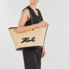 Karl Lagerfeld K/SIGNATURE RAFFIA MD TOTE Beige Borse Shopping Donna - 6