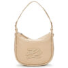 Karl Lagerfeld K/AUTOGRAPH PATCH HALFMOON SHB Beige Borse a spalla Donna