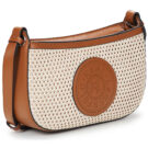 Karl Lagerfeld K/CIRCLE SADDLE CB RAFFIA MESH Beige Borsa a tracolla Donna - 2