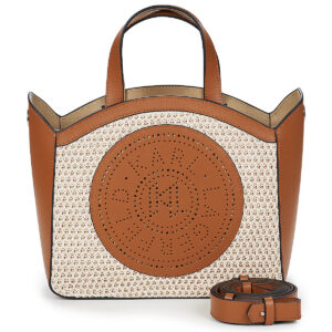 Karl Lagerfeld K/CIRCLE SM TOTE RAFFIA MESH Beige Borsa a tracolla Donna