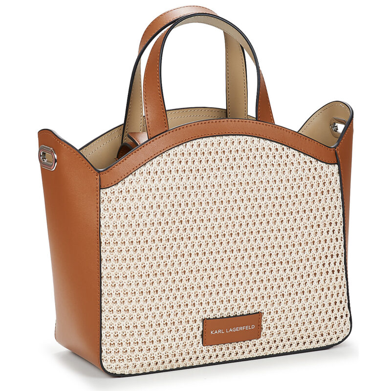 Karl Lagerfeld K/CIRCLE SM TOTE RAFFIA MESH Beige Borsa a tracolla Donna - 2