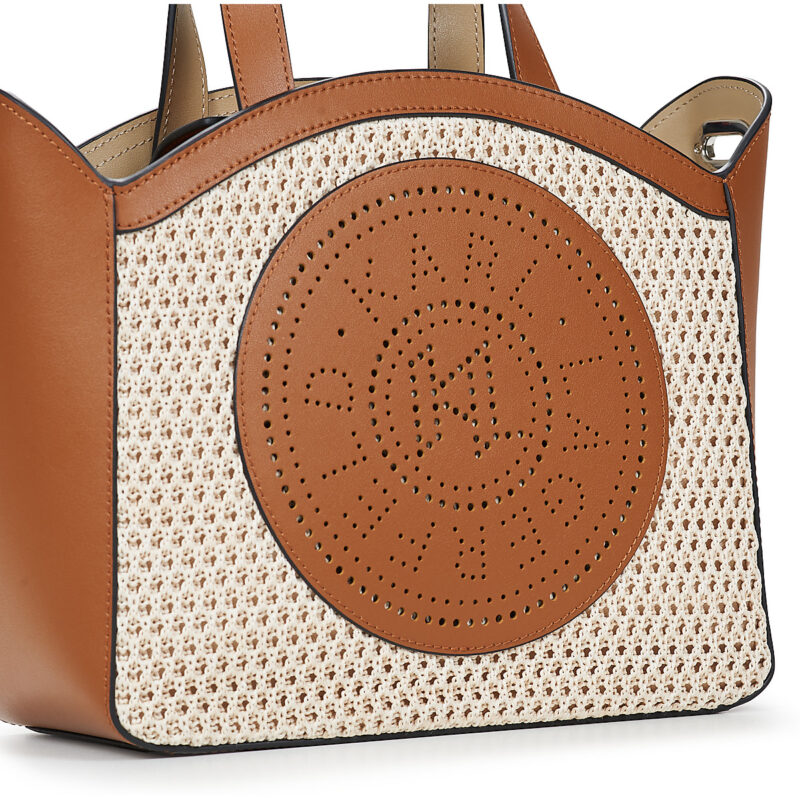 Karl Lagerfeld K/CIRCLE SM TOTE RAFFIA MESH Beige Borsa a tracolla Donna - 4